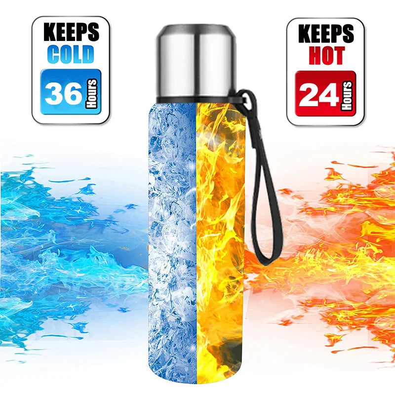 Gourde en inox 500 ml à 1,5 L isotherme