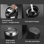 Gourde à café 600 ml à 620 ml à paille