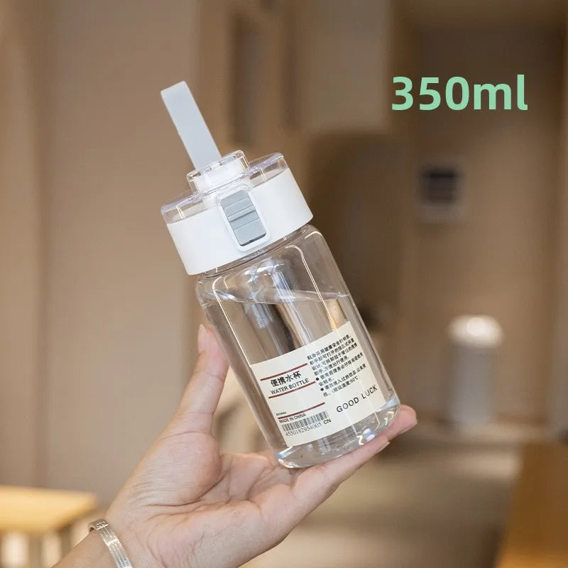 Gourde de sport en plastique sans BPA 350 ml à 800 ml — Blanc