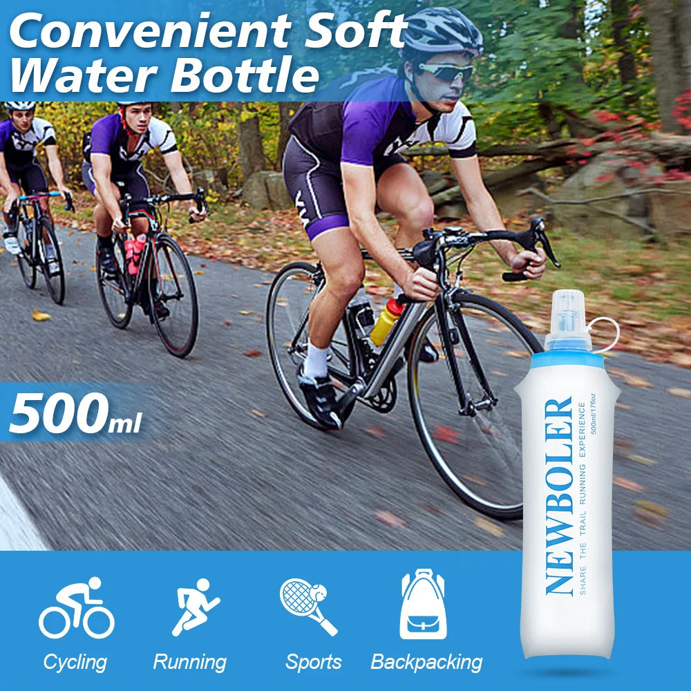 Gourde de sport en silicone 750 ml