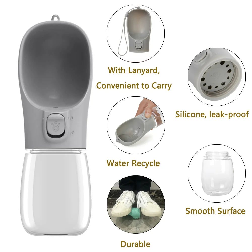 Gourde pour chien 300 ml à 550 ml