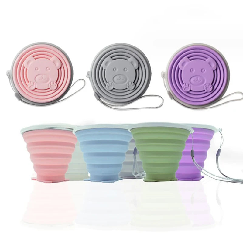 Gourde de sport en silicone 180 ml à 320 ml