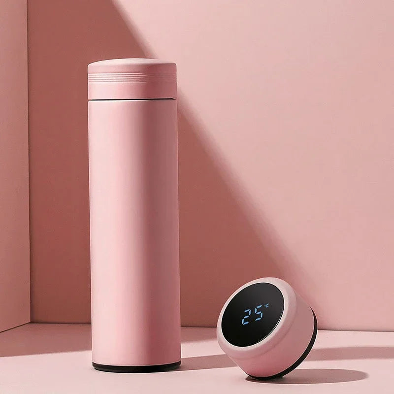 Gourde en inox 500 ml à affichage de température — 8 coloris