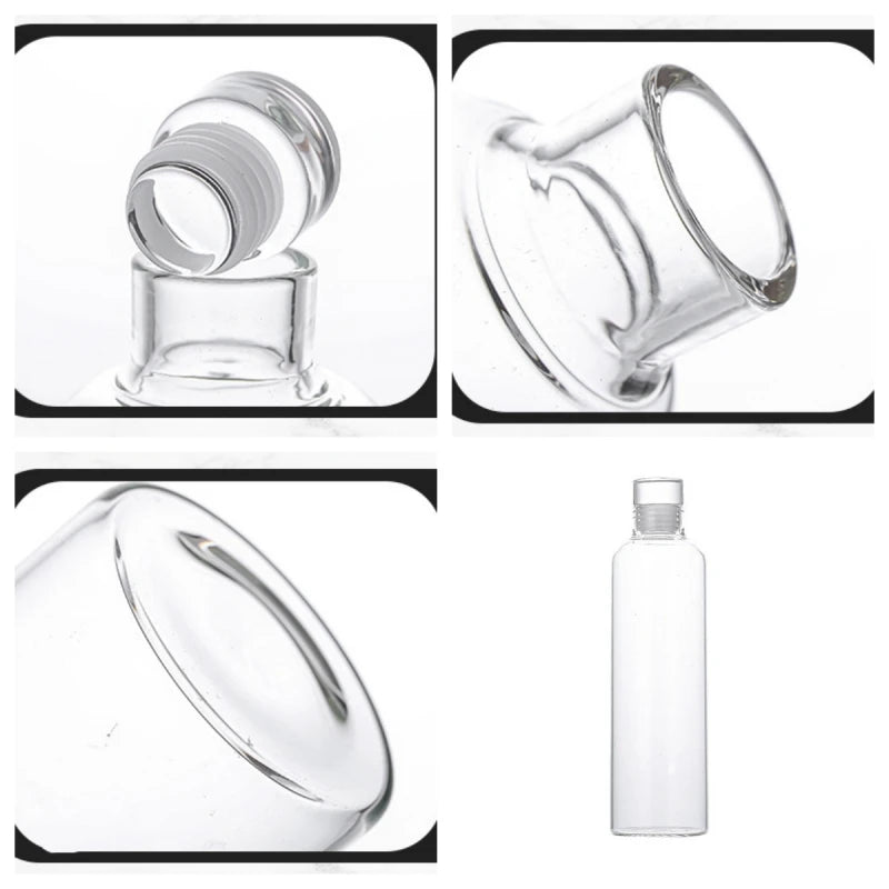 Gourde de sport en verre 300 ml à 1 L