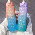 Gourde de sport en plastique sans BPA 700 ml à paille