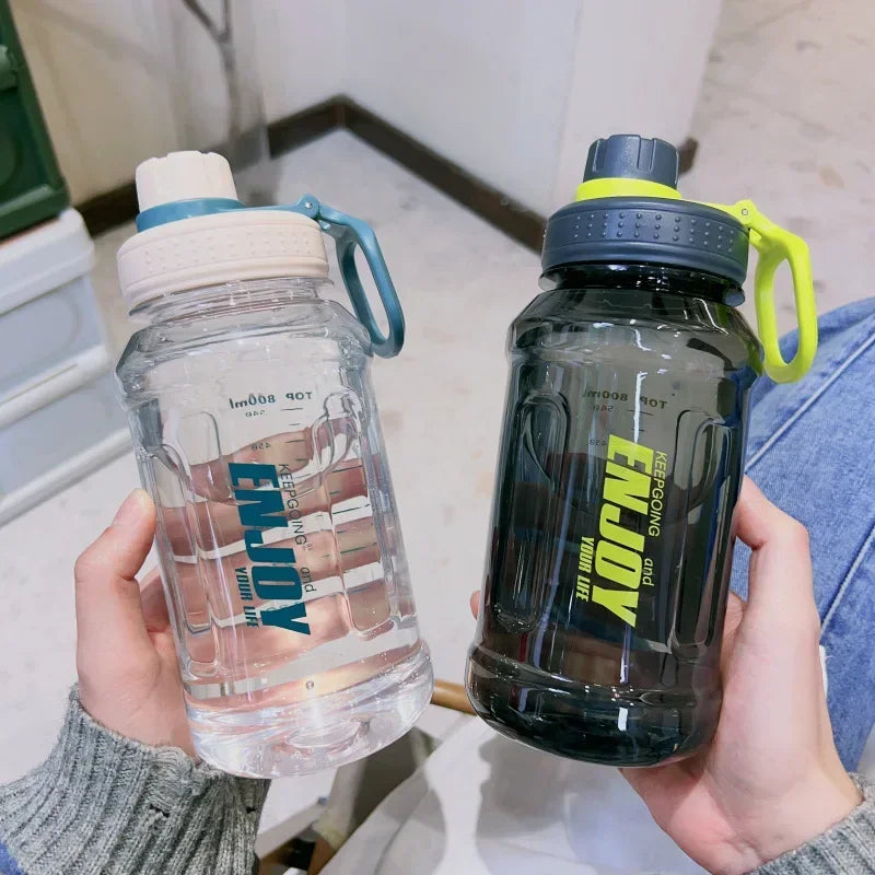 Gourde de sport en plastique sans BPA 600 ml à 1 L avec filtre