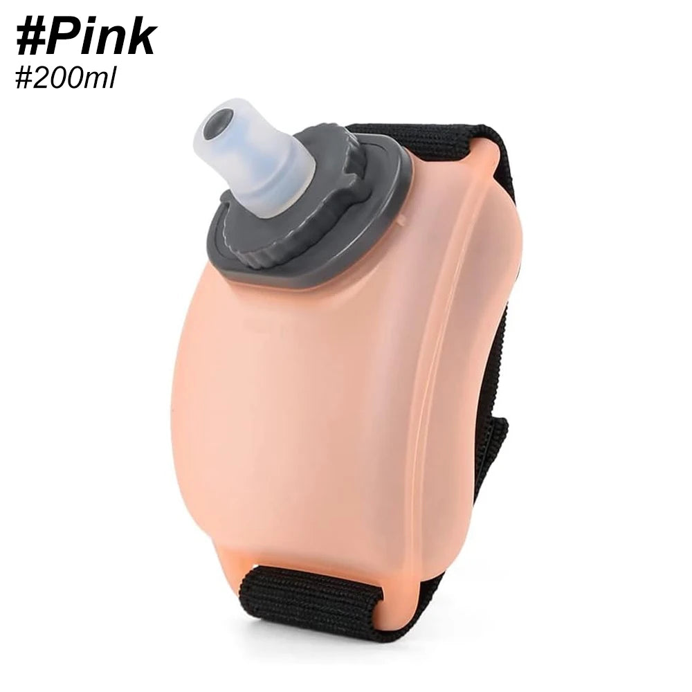 Gourde de vélo en silicone 200 ml — Rose