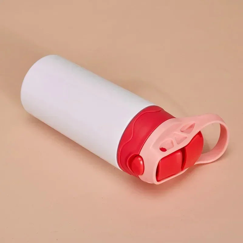 Gourde enfant en inox 350 ml à paille