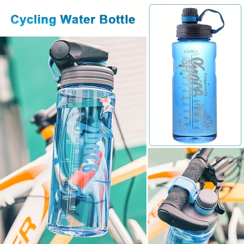 Gourde de sport en plastique sans BPA 1,1 L à 3 L avec filtre