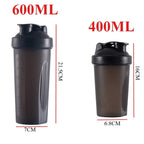 Gourde de sport en inox 400 ml à 600 ml shaker