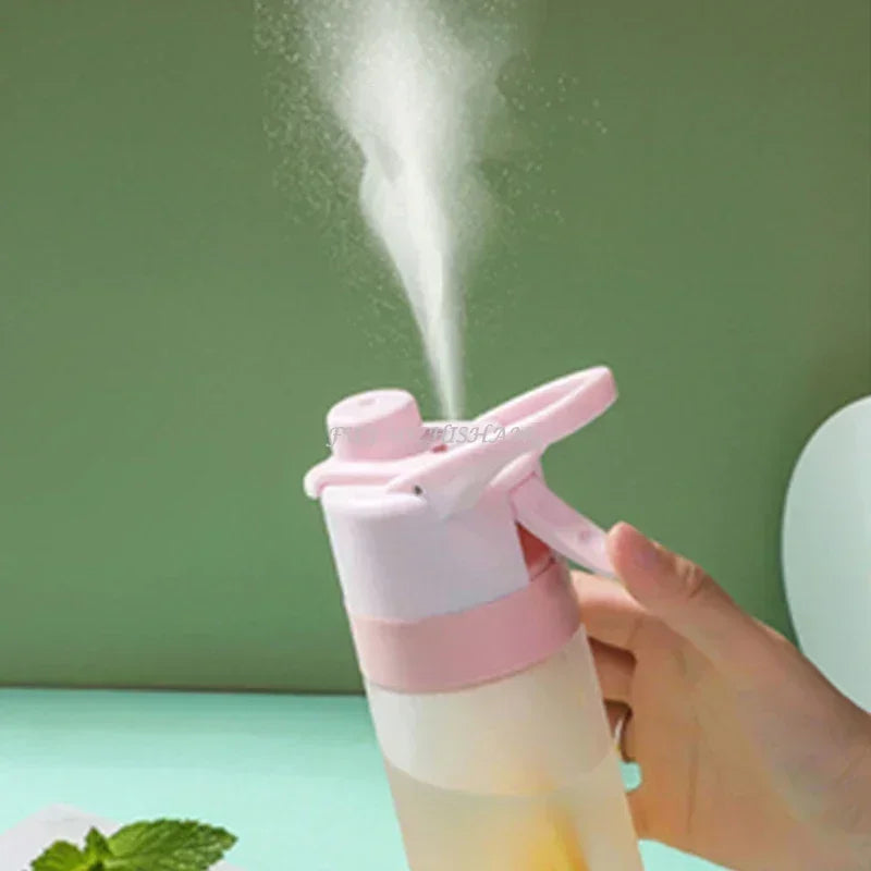 Gourde de sport en verre 650 ml à 700 ml brumisateur
