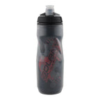 Gourde de vélo en plastique sans BPA 600 ml isotherme — Rouge