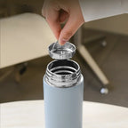 Gourde en inox 200 ml avec filtre