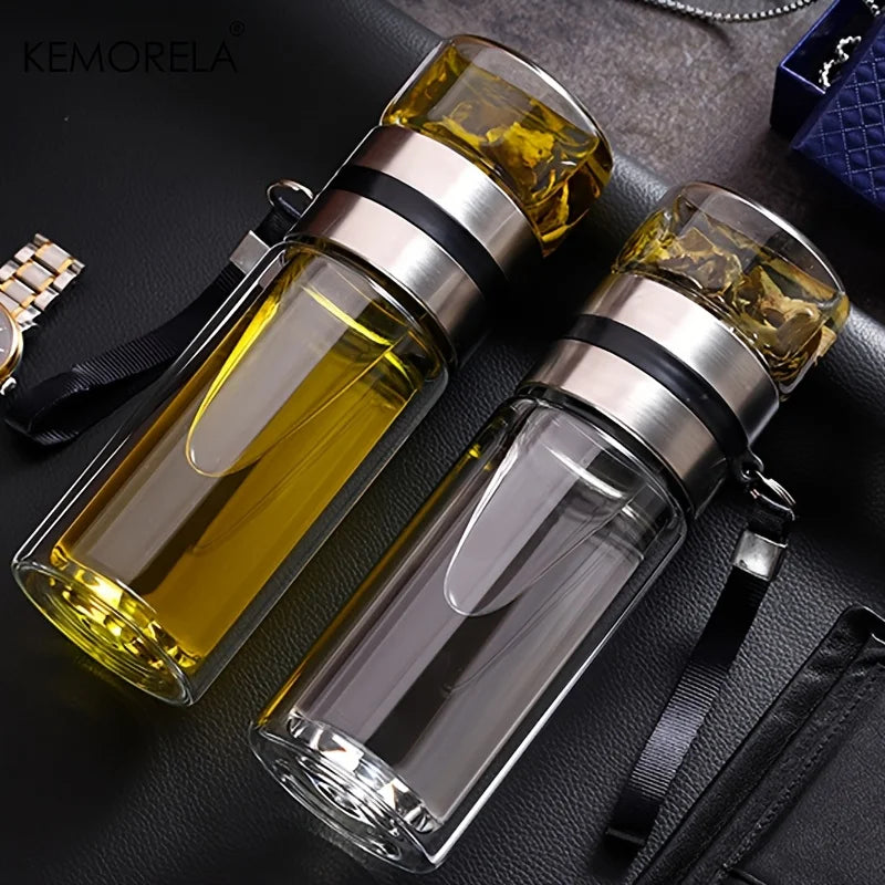 Gourde en verre 350 ml à 500 ml isotherme