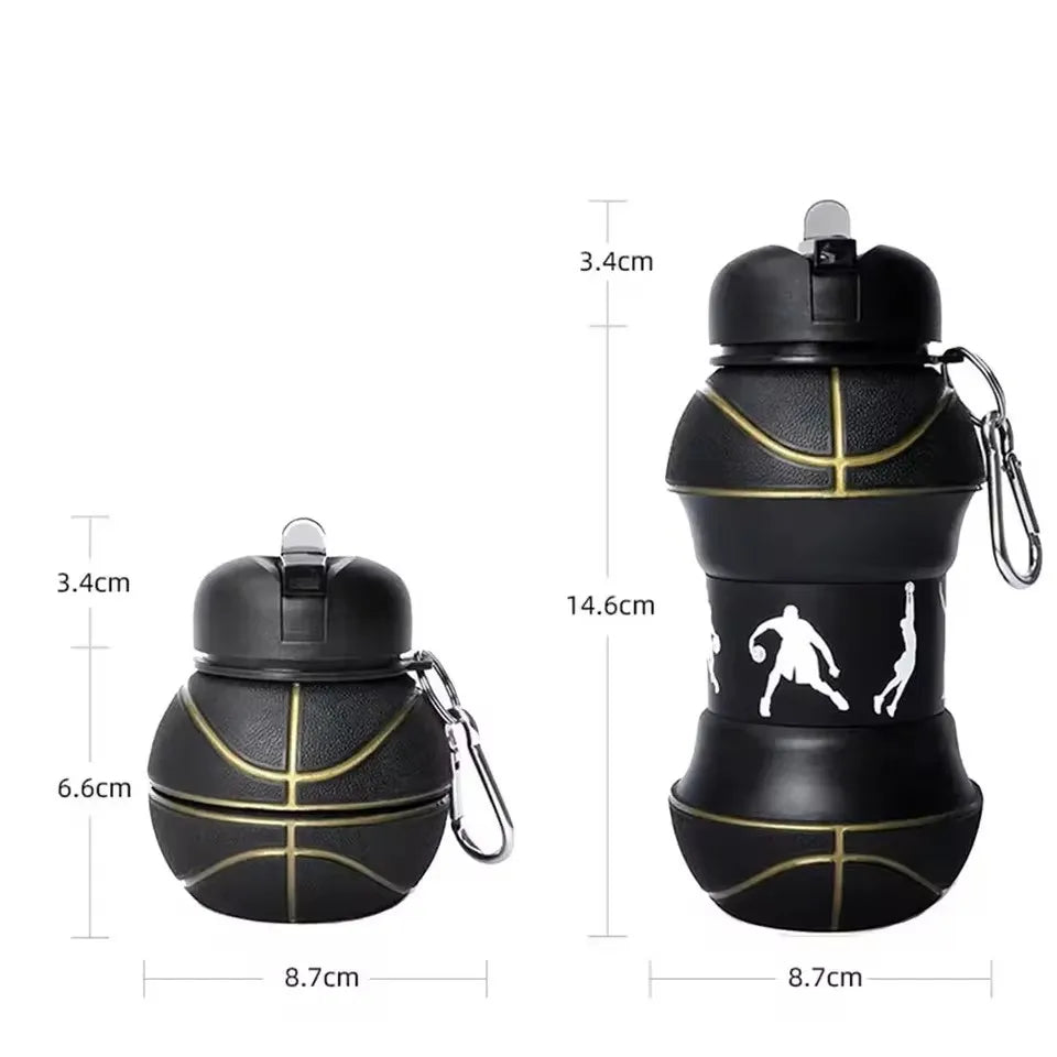 Gourde enfant en silicone 550 ml — Basketball bottle
