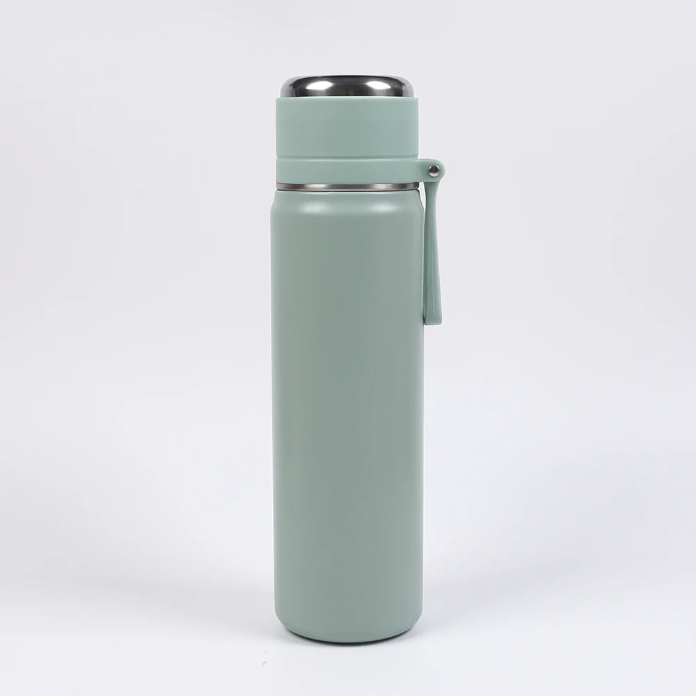 Gourde en inox 500 ml à 600 ml isotherme — 500 ml Vert