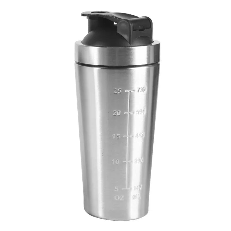 Gourde de sport en inox 500 ml à 750 ml — Steel color
