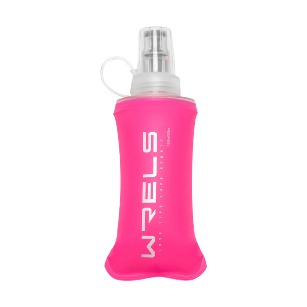 Gourde de sport en silicone 150 ml à 500 ml — Rose