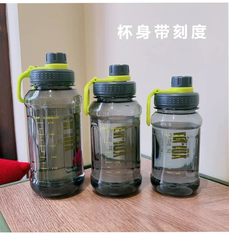 Gourde de sport en plastique sans BPA 600 ml à 1 L avec filtre