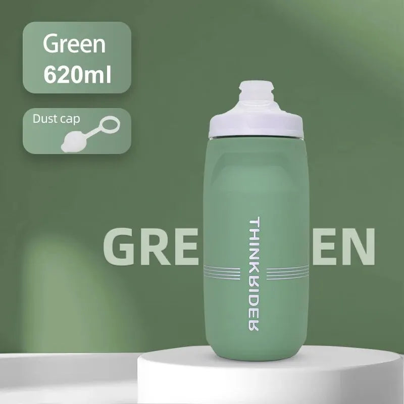 Gourde de vélo en plastique sans BPA 620 ml à 750 ml — Vert