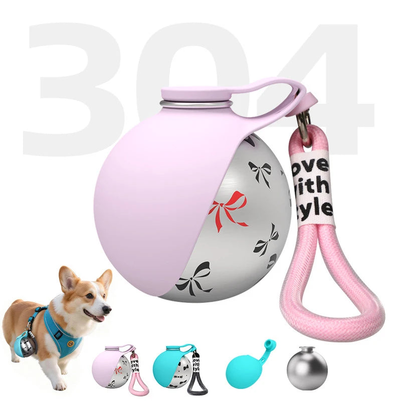 Gourde pour chien en inox
