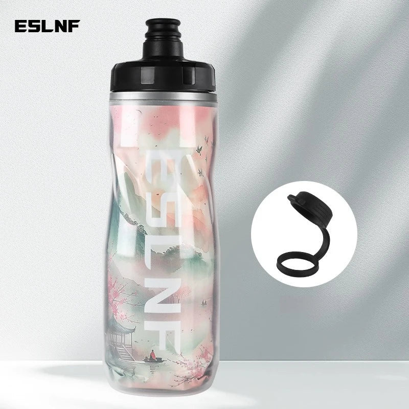 Gourde de vélo en plastique sans BPA 610 ml isotherme — 08CS0043