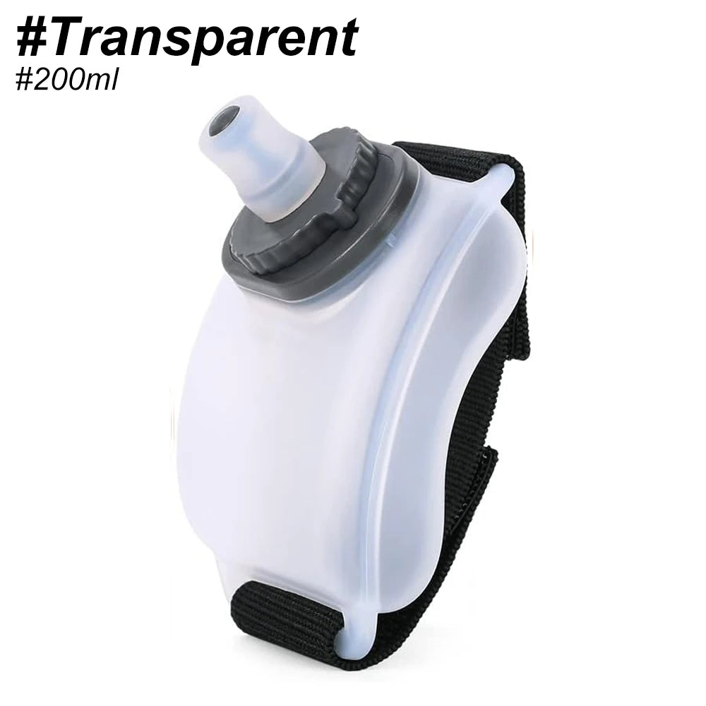 Gourde de vélo en silicone 200 ml — Blanc