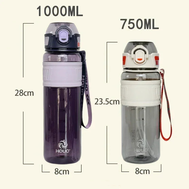 Gourde enfant en plastique sans BPA 750 ml à 1 L