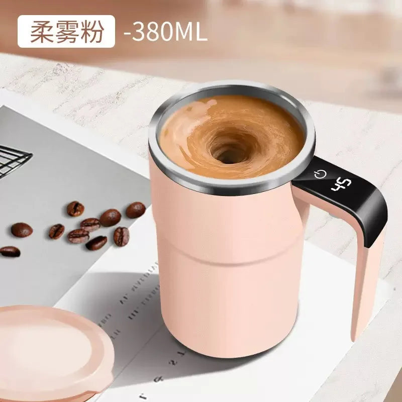 Gourde à café 380 ml à 400 ml shaker — Rose