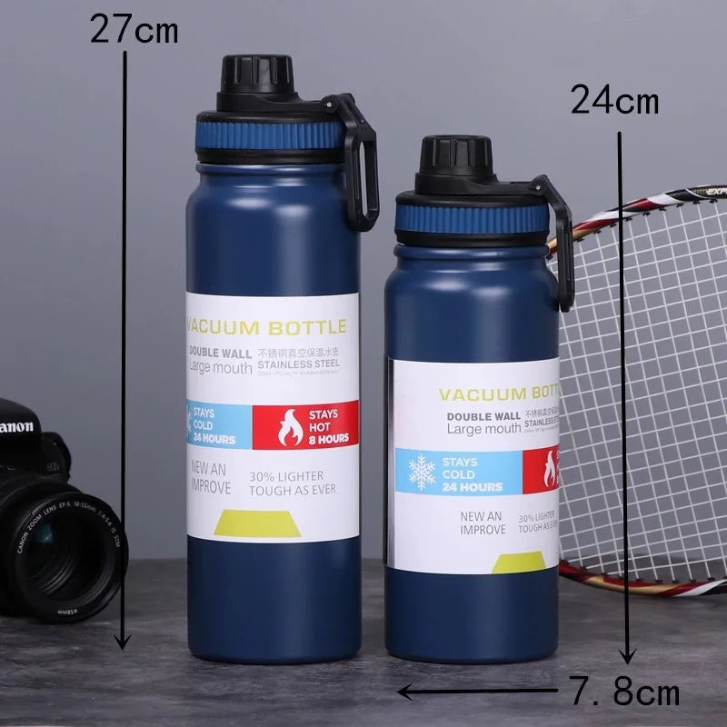 Gourde de sport en inox 600 ml à 1 L isotherme