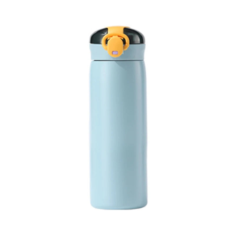 Gourde de sport en inox 320 ml à 460 ml à paille — 320 ml Bleu