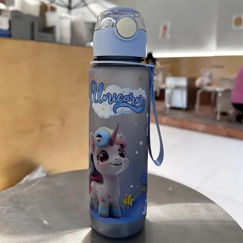 Gourde de sport en plastique sans BPA 2 L — Bleu matt