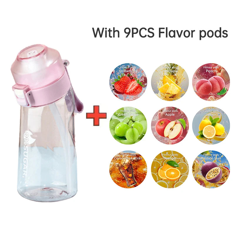 Gourde de sport 500 ml à paille — Rose