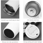 Gourde à café en inox 380 ml à 510 ml isotherme