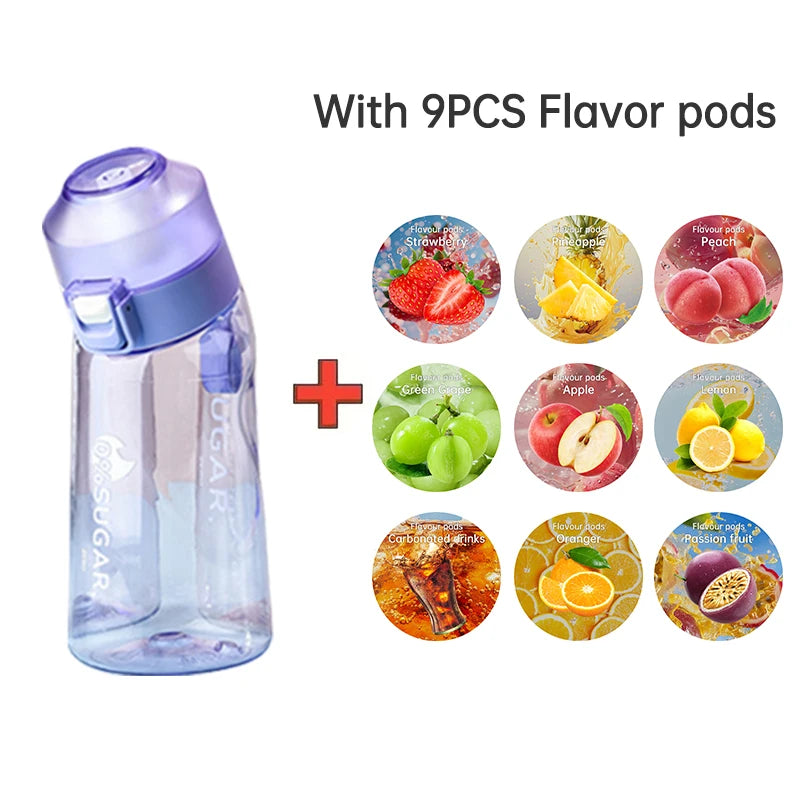 Gourde de sport 500 ml à paille — Violet